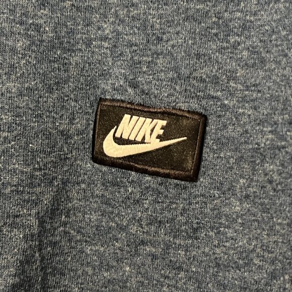 Nike Men’s Navy Blue Long Sleeve Crewneck Shirt XL Side Zip Lightweight Casual - Picture 4 of 11